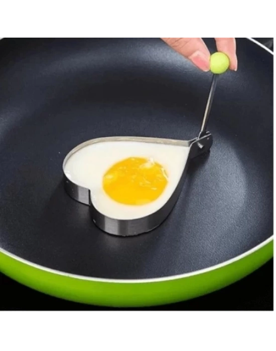 Metal Kalp Omlet Krep Kalıbı