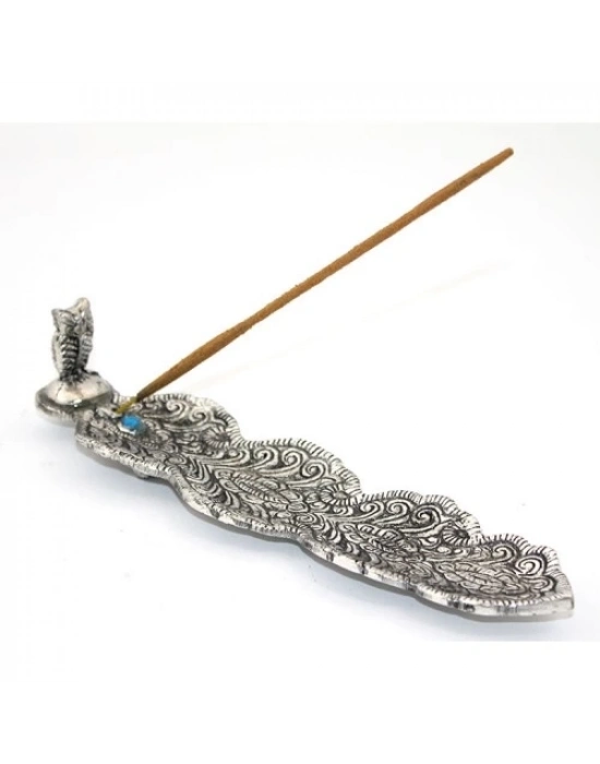 Metal Kayık Baykuş Tasarımı Tütsülük Model 2