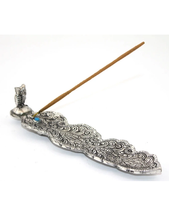 Metal Kayık Baykuş Tasarımı Tütsülük Model 2