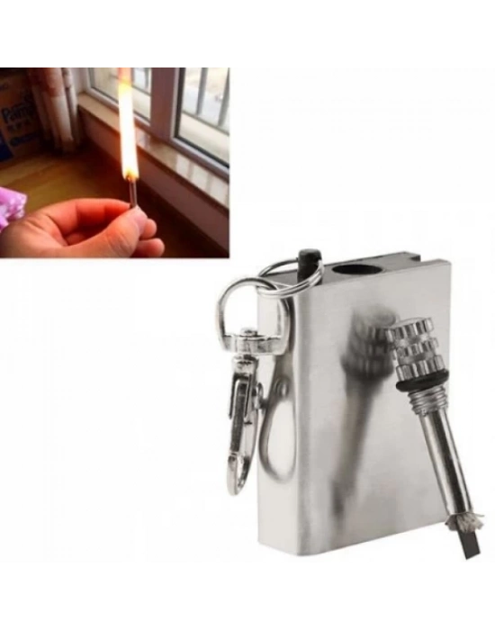 Metal Kibrit Anahtarlık