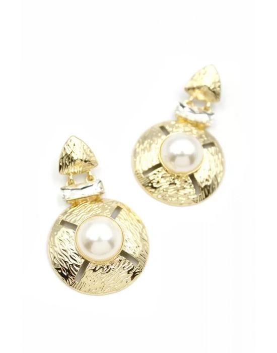 Metal Küpe - Altın