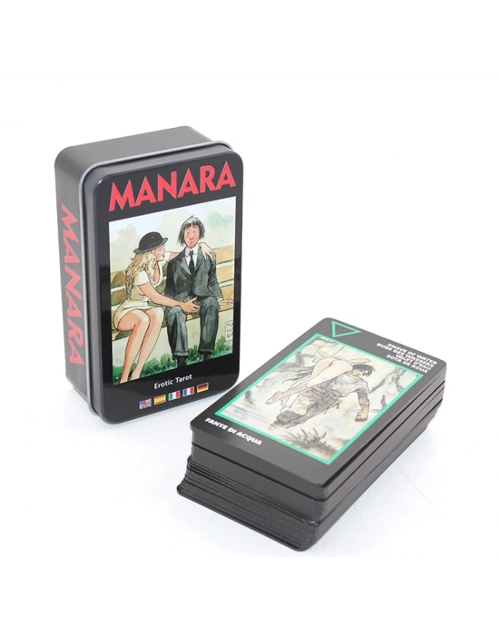 Metal Kutulu Tarot Kartı Manara