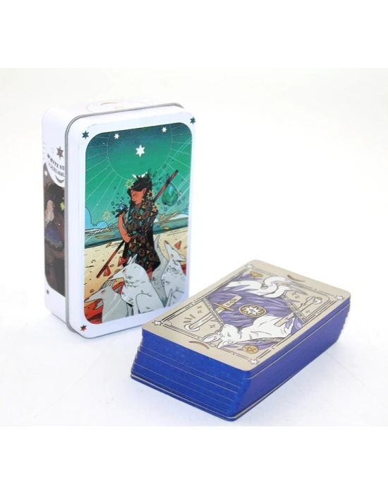 Metal Kutulu Tarot Kartı White Numen