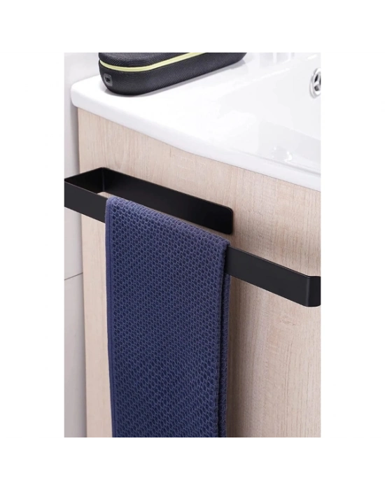 Metal Mat Siyah Havluluk