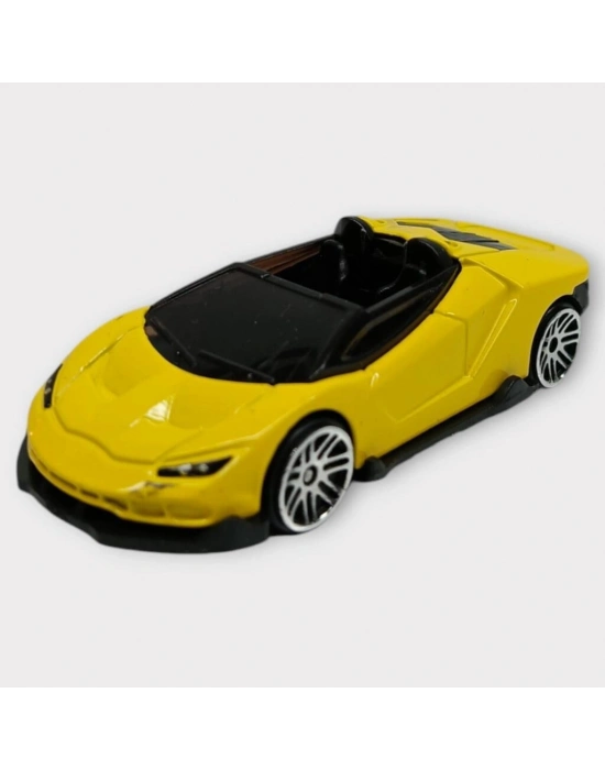 Metal Mini Arabalar  8 cm - Sarı - 2