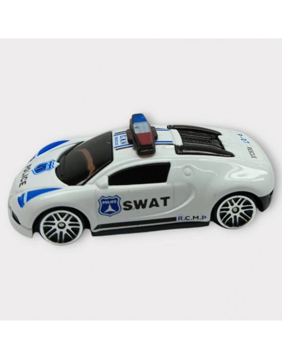 Metal Mini Polis Arabası  8 cm - Polis - 2