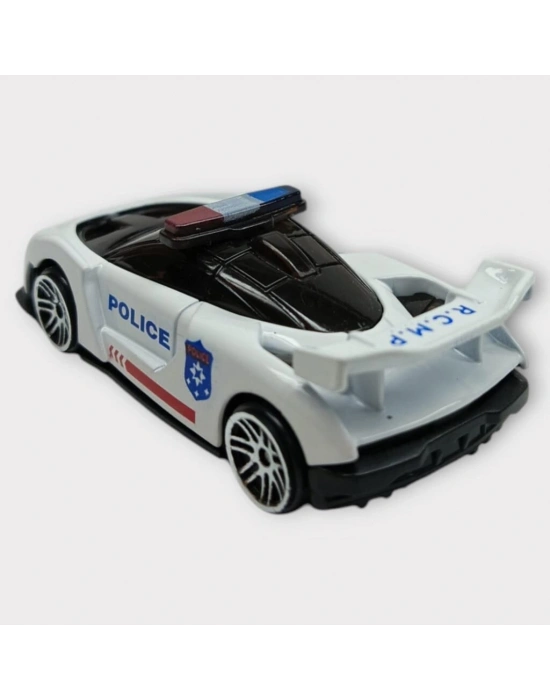 Metal Mini Polis Arabası  8 cm - Polis - 4