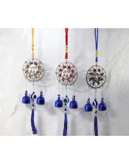 Metal Nazar Boncuğu Çan Model 13