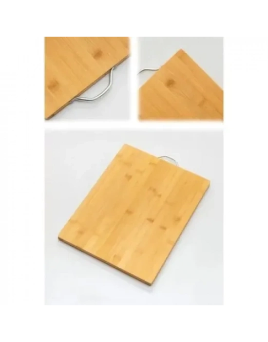 Metal Saplı Bambu Kesim Panosu