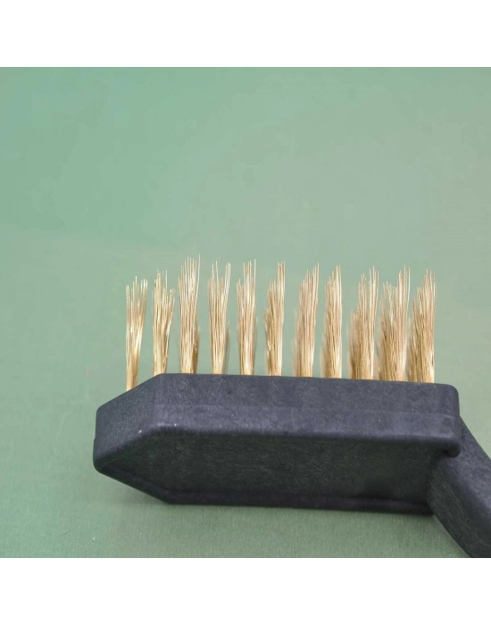 ®  Metal Tel Fırça Plastik Saplı Pas Kir Sökme Temizleme Fırçası