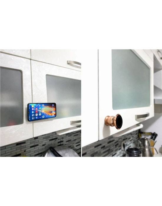 Metal Telefon Tutucu Torpidoya Yapışan Mıknatıslı