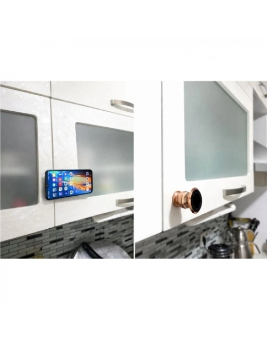 Metal Telefon Tutucu Torpidoya Yapışan Mıknatıslı