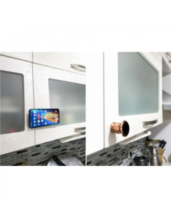 Metal Telefon Tutucu Torpidoya Yapışan Mıknatıslı
