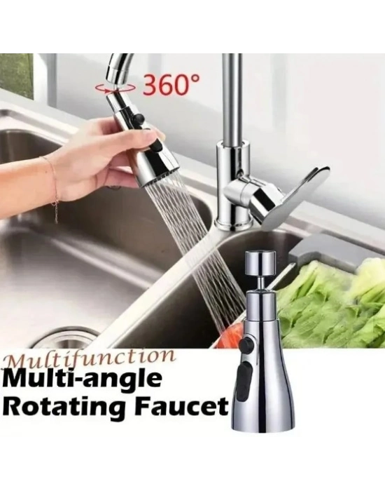 Metalik Musluk Başlığı 3 Fonksiyon