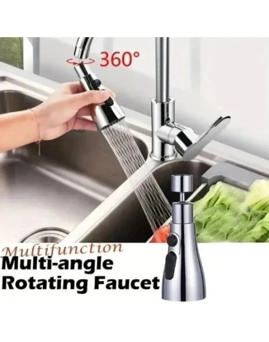 Metalik Musluk Başlığı 3 Fonksiyon