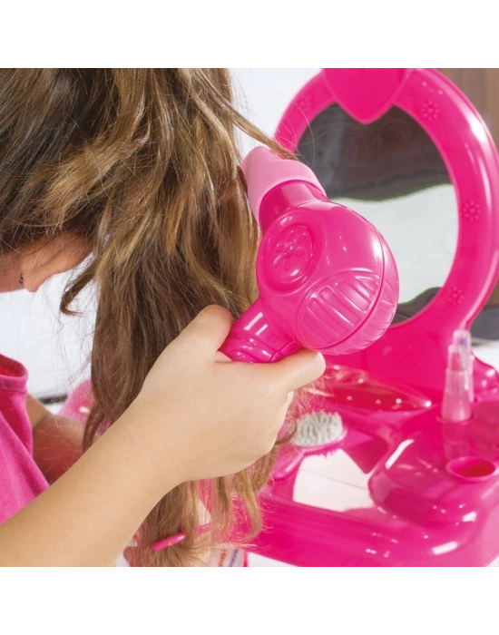 ® 1609 Ayaklı Makyaj Masası ve Sandalye Seti - Dolu