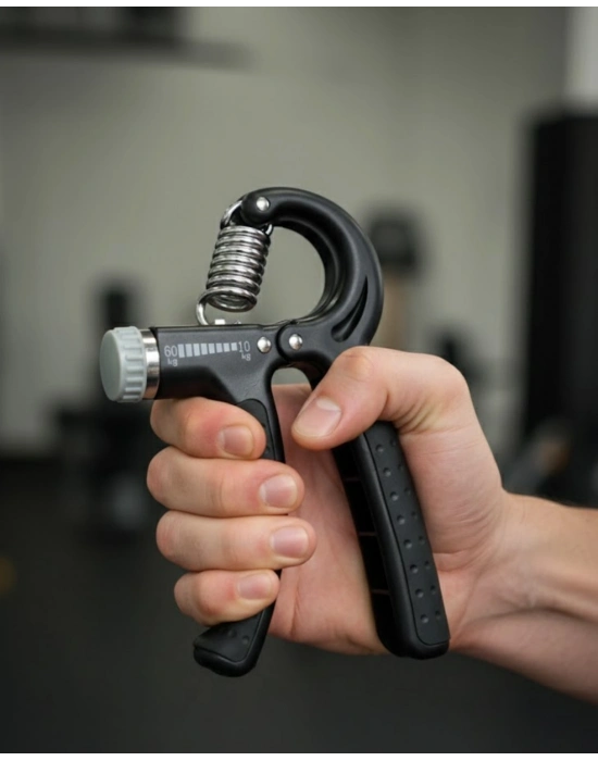 ® Ayarlanabilir El Yayı 5–60 Kg Sayaçlı Taşınabilir Güç Egzersiz Aleti