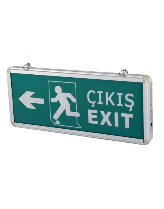 ® Cata 9170 Ledli Exit Çıkış Armatürü 3 Saat Akülü