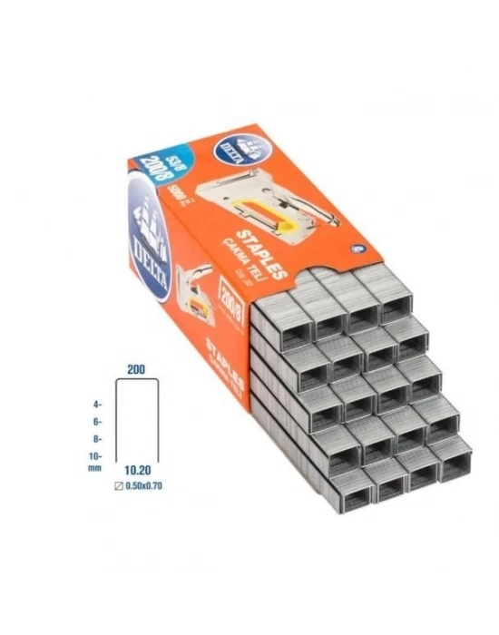 ® Delta 200/8 mm Zımba Teli
