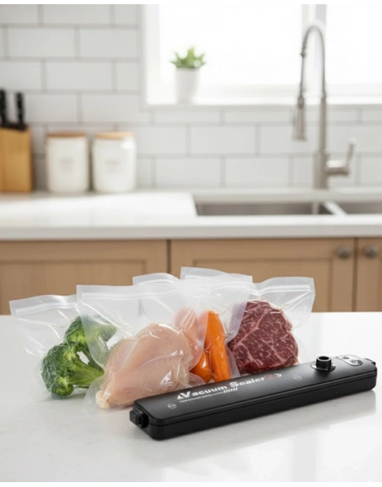® Ev Kullanımı İçin Güçlü Gıda Vakumlama ve Paketleme Makinesi