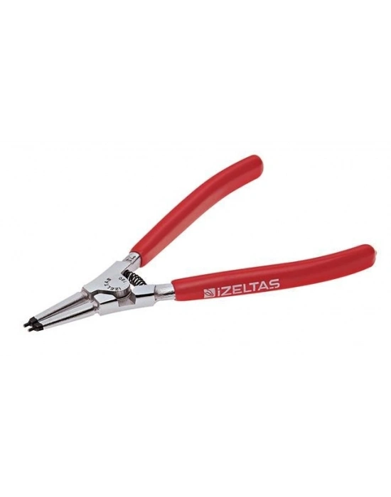 ® İzeltaş 3301 Dış Segman Pensi 180 mm Yaylı Düz