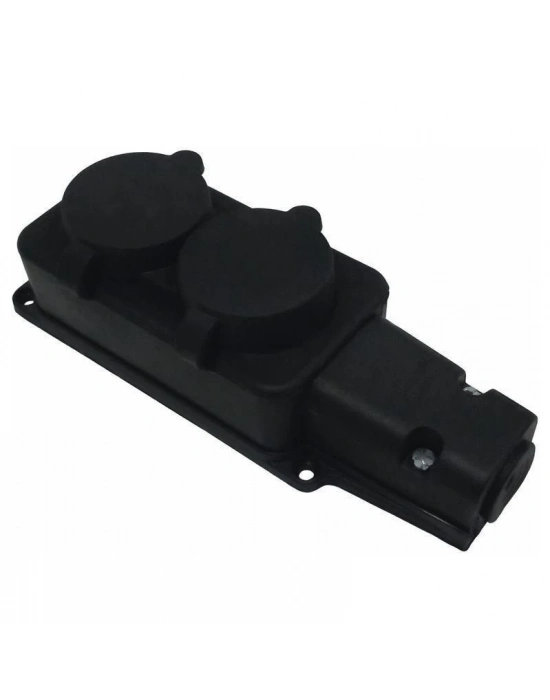 ® Kauçuk 220 Volt Uzatma 2li Priz