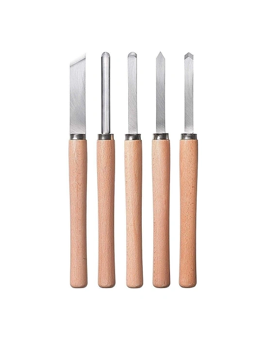 ® KWB 5 Parça Ahşap Torna Bıçak Seti