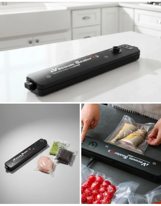 ® Mutfakta Düzen ve Tazelik Sağlayan Ev Tipi Gıda Vakum Makinesi