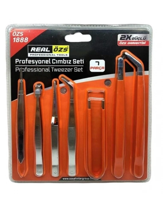 ® Real Özs 1888 Profesyonel Cımbız Seti 7 Parça