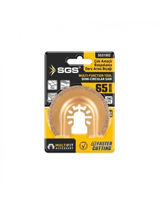 ® SGS 1882 Derz Arası Raspalama Bıçağı 65 mm Karbür