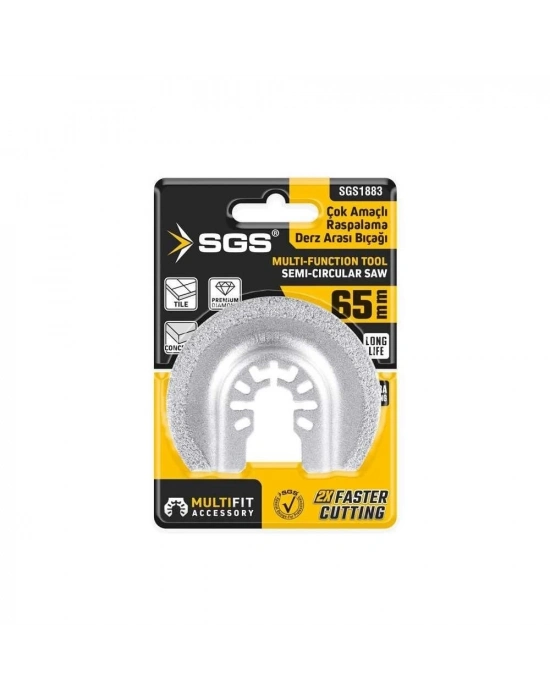 ® SGS 1883 Derz Arası Raspalama Bıçağı 65 mm Elmas