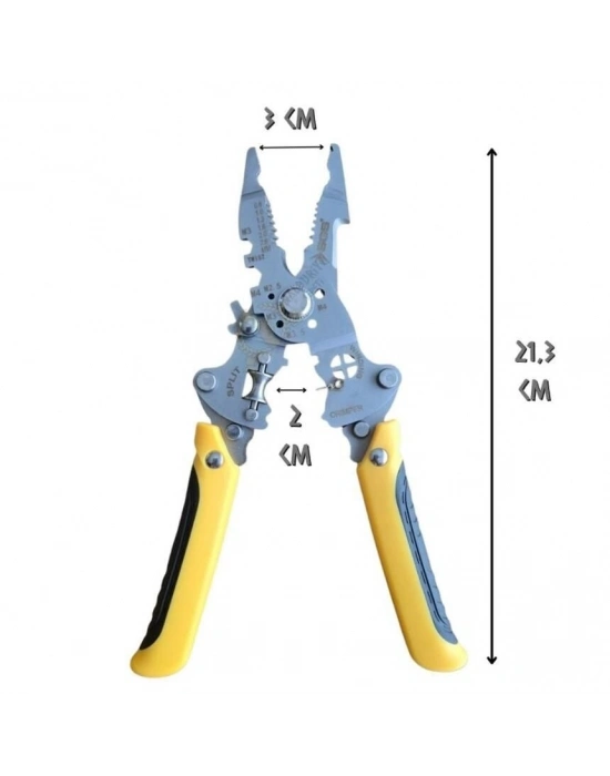 ® Sgs 2074 Çok Amaçlı Elektrikçi Pense Seti
