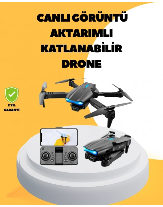 ® Wifi FPV Canlı Görüntü Aktarımlı Katlanabilir Drone