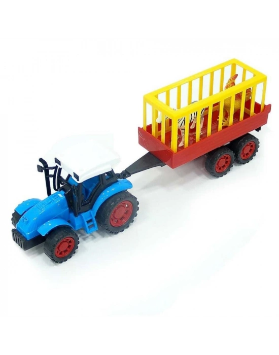 Meyve Taşıyan Römorklu Traktör - K0682