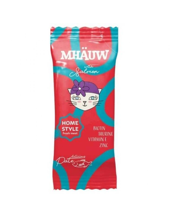 Mhauw Pouch Pate Salmon Kedi Yaş Maması 80 Gr