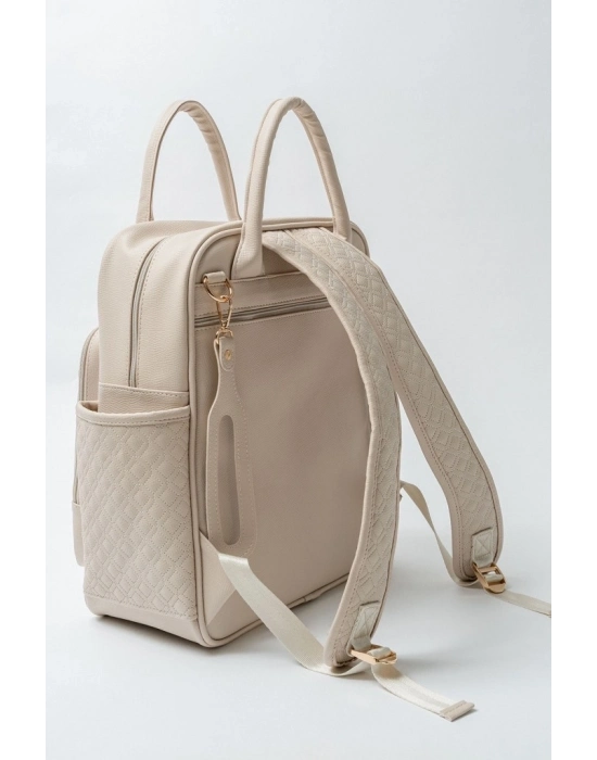 ®   Mia Anne Bebek Bakım Sırt Çantası 7350 Krem