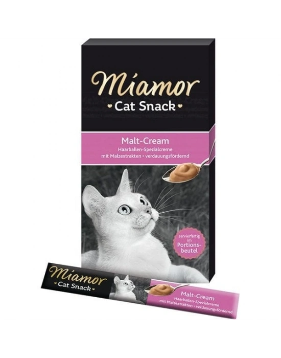 Miamor Cream Malt Özlü Sıvı Kedi Ödül Maması 1 Adet 6x15 Gr