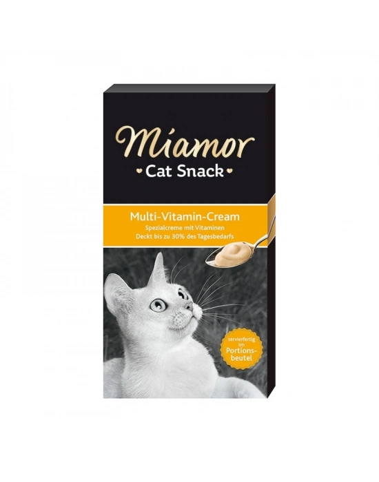 Miamor Kedi Ödül Maması Cream Multi Vitamin 6x15gr