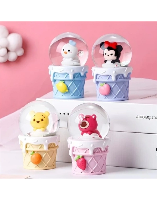 Mickey Mouse Işıklı Kar Küresi Model 3