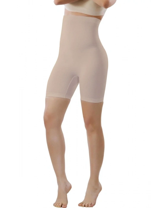 Mideli Uzun Paçalı Bayan Korse 11005 - Ten