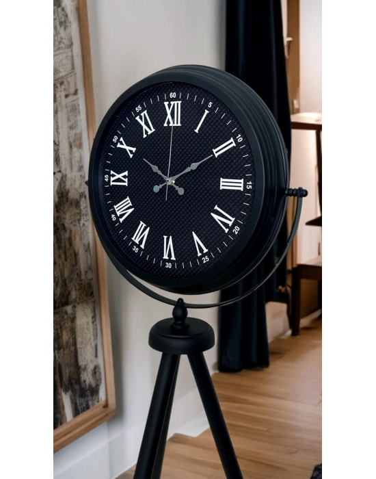 ® Midnight Black Tripod Ayaklı Saat