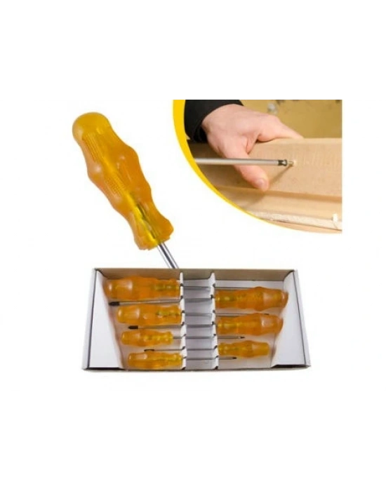 Mıknatıs Uçlu Tornavida Seti (7li)