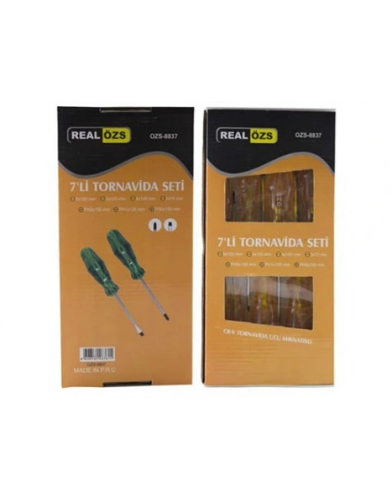 Mıknatıs Uçlu Tornavida Seti (7li)