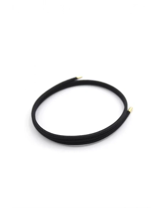 Mıknatıslı İp Bileklik - Siyah