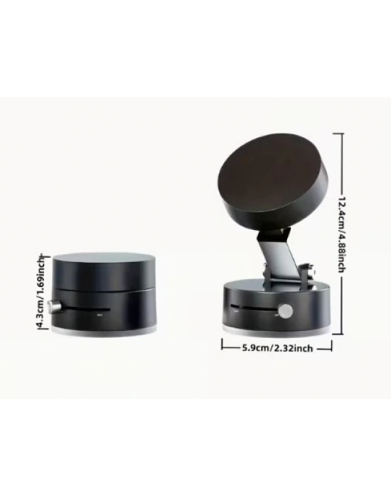 Mıknatıslı Katlanabilir Telefon Tutucu - Torpido ve Cam Uyumlu