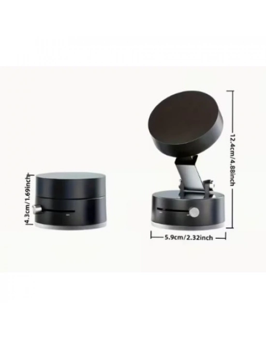 Mıknatıslı Katlanabilir Telefon Tutucu - Torpido ve Cam Uyumlu