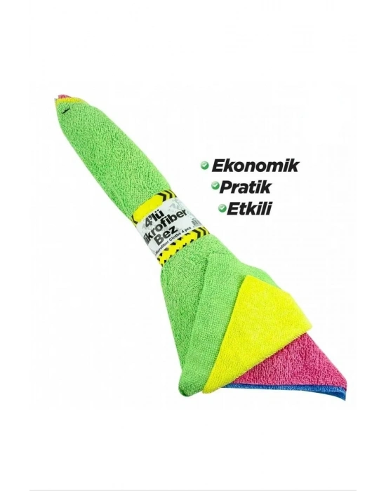 Mikrofiber Bez 30x30 cm 4lü Royaleks-K-87