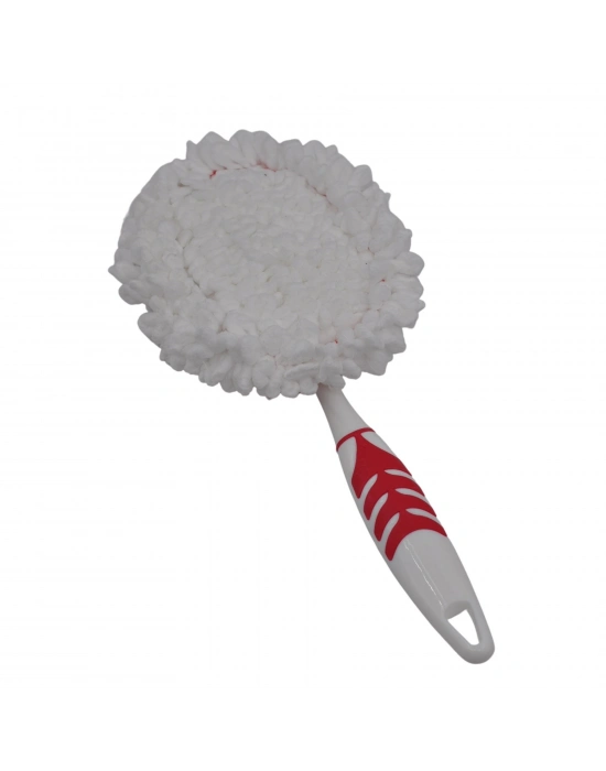 ®  Mikrofiber Duster Toz Leke Kir Alıcı Temizleyici Tutacaklı Temizlik Bezi Aparatı Malzemesi