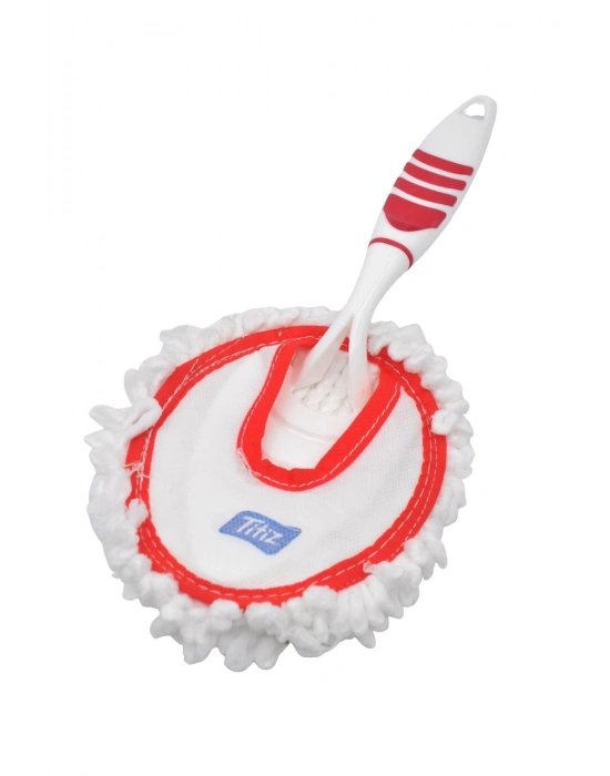 ®  Mikrofiber Duster Toz Leke Kir Alıcı Temizleyici Tutacaklı Temizlik Bezi Aparatı Malzemesi