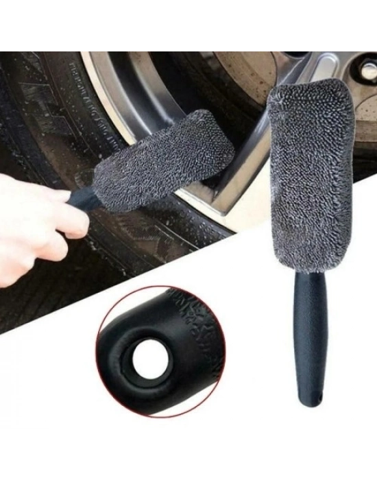 Mikrofiber Jant ve Lastik Temizleme Fırçası